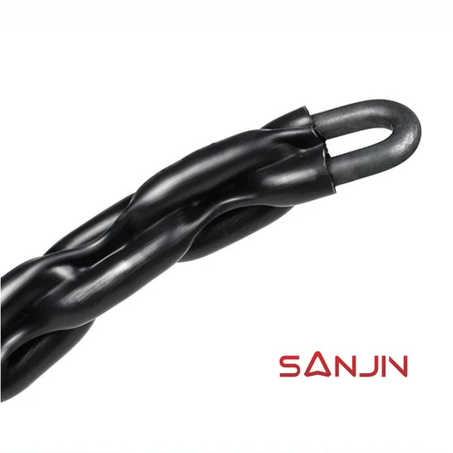 Elevator plastic compensation chain Black